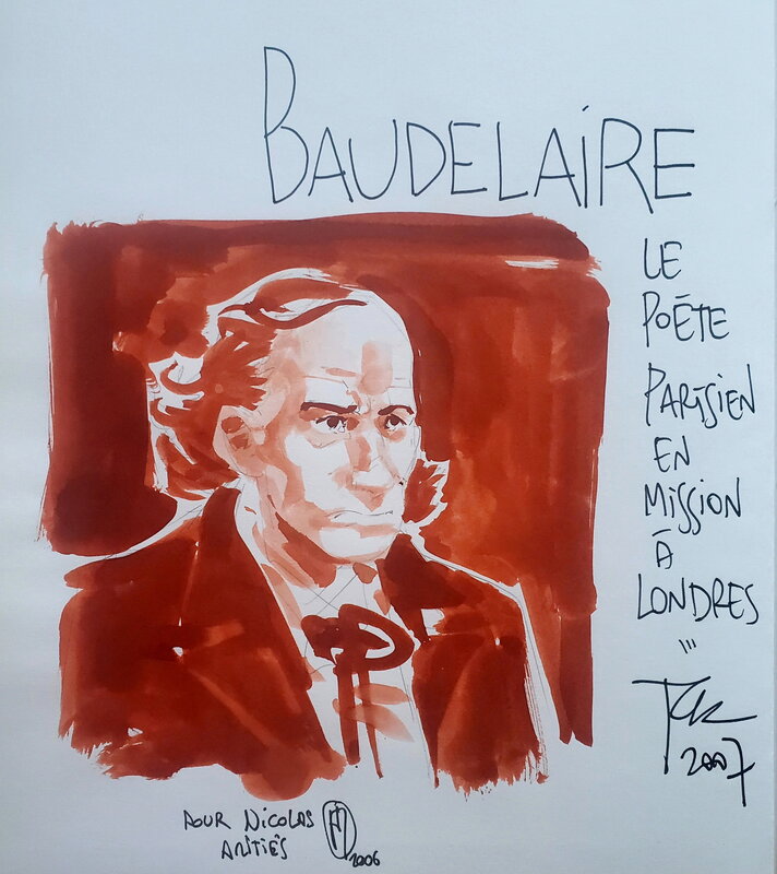 Aurélien Morinière, Tarek, BAUDELAIRE OU LE ROMAN RÊVE D'E.A. POE - Dédicace