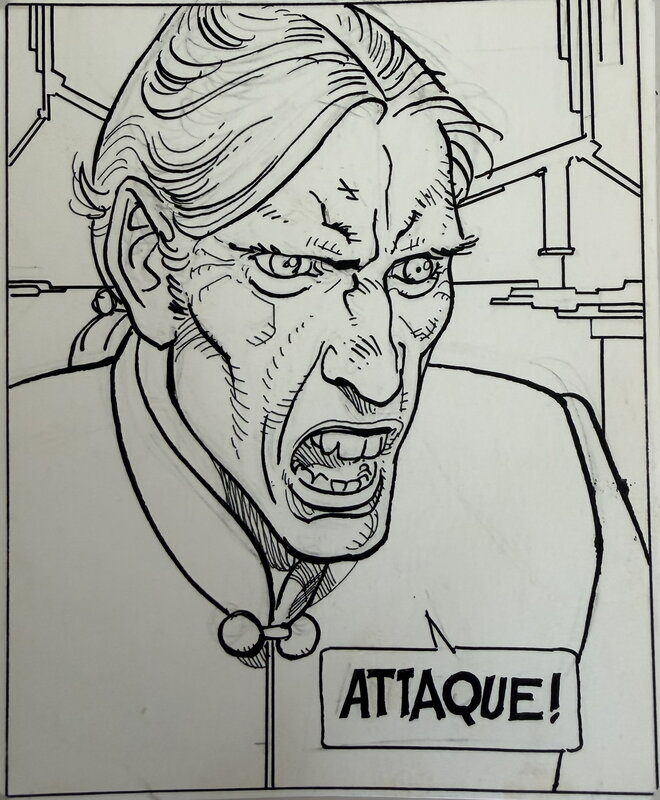 John Difool by Moebius - Original art