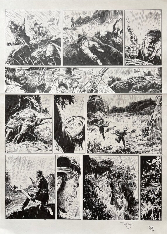 En vente - Taduc - Chinaman - Le réveil du tigre - Planche originale