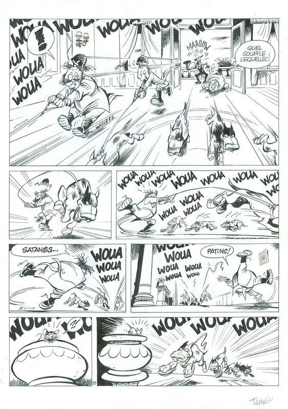 En vente - Tarrin - Violine - Planche originale