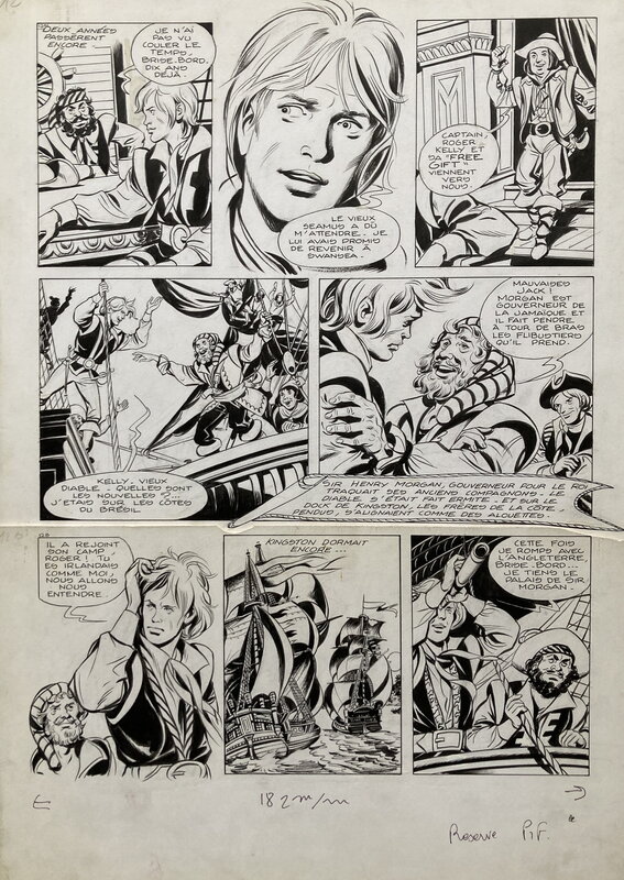 André Gaudelette, Jean Ollivier, 1969 - Ryan l'Irlandais - Comic Strip