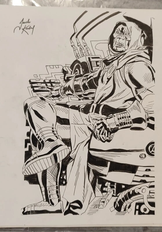 Fatalis par Jack Kirby - Planche originale