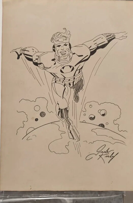 Les éternels par Jack Kirby - Planche originale