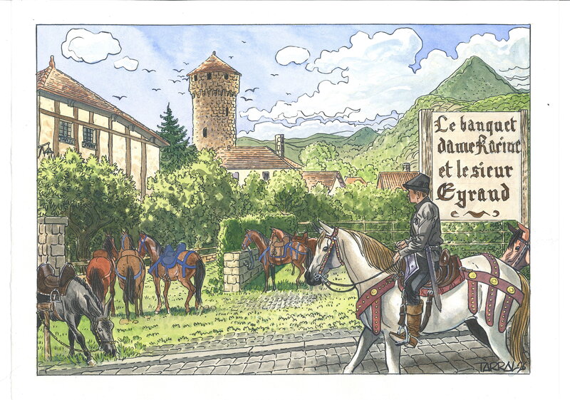 Philippe Tarral, Illustration pour le set de table du 