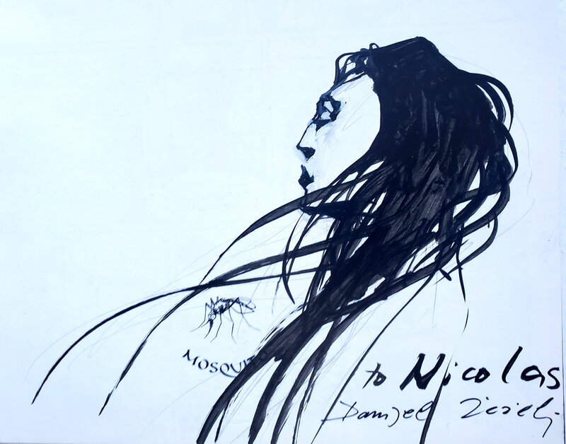 Danijel Zezelj, LA MORT DANS LES YEUX - Dédicace