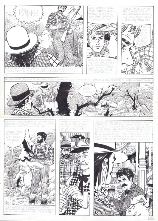 Dick Matena | 1988 | Kruimeltje plaat 16 - Planche originale