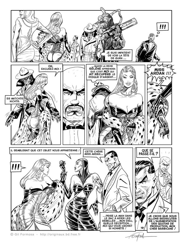 Robur T1 P19 par Gil Formosa - Planche originale