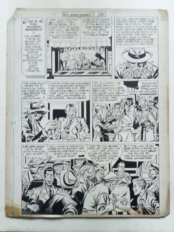 For sale - Joe Simon, Boy explorer issue 1 page 26 - Comic Strip