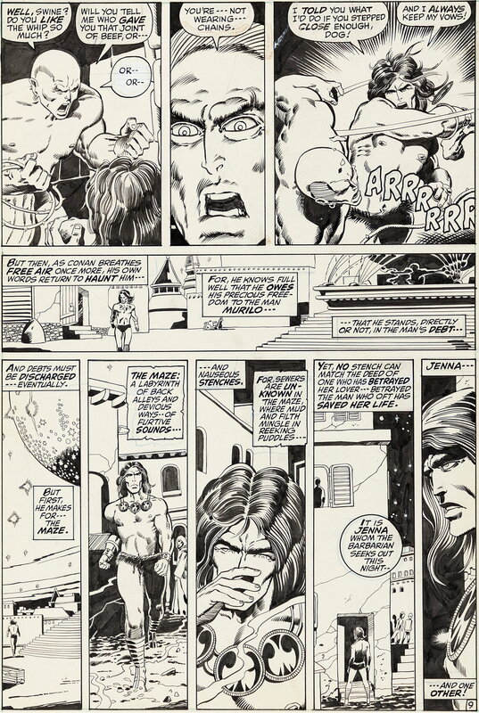 Conan #11 - Page 9 par Barry Windsor-Smith, Sal Buscema - Planche originale