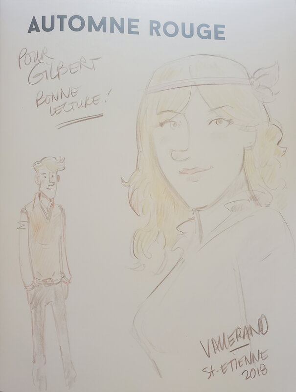 AUTOMNE ROUGE par Richard Vallerand - Dédicace