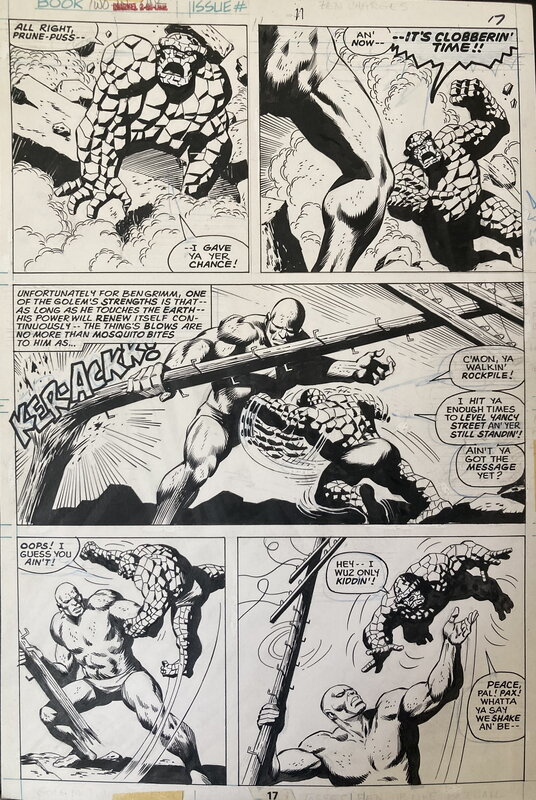 La chose prend cher by Bob Brown, Jack Abel - Comic Strip