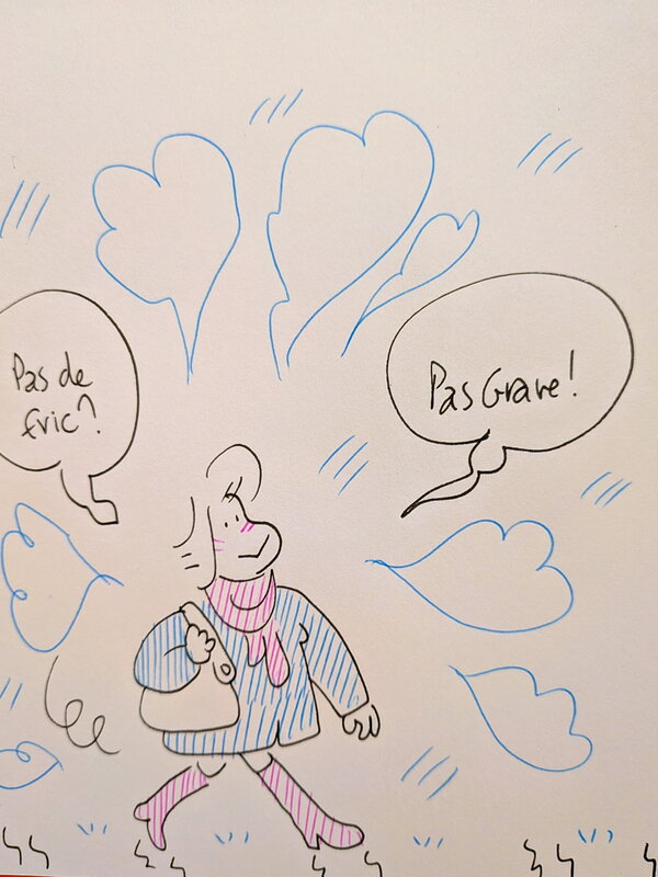 Jeune et fauchée by Florence Dupré La Tour - Sketch