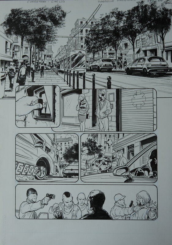 Manuel Garcia, Barbecue MARSEILLAIS - Planche originale