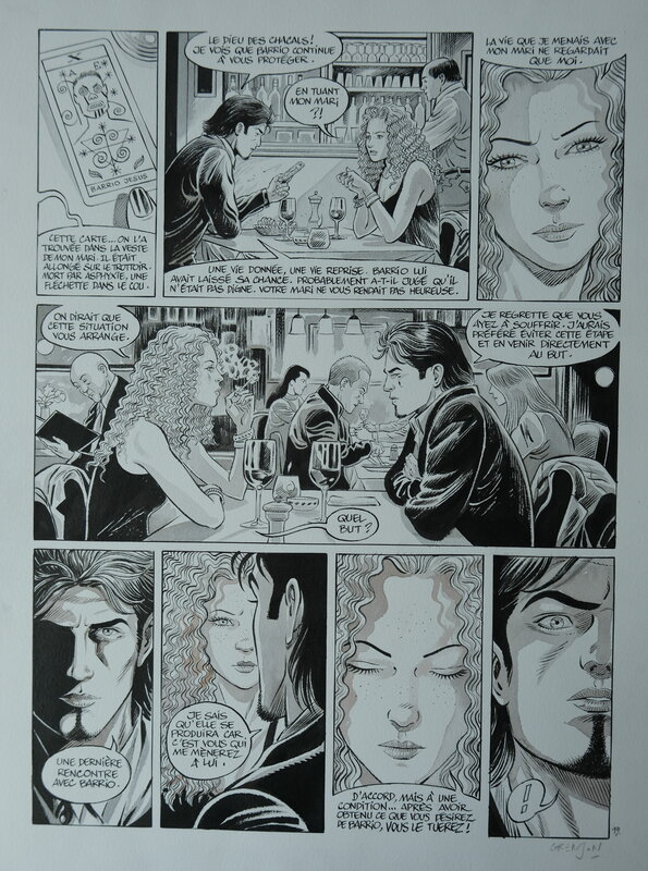 Niklos KODA par Olivier Grenson - Planche originale