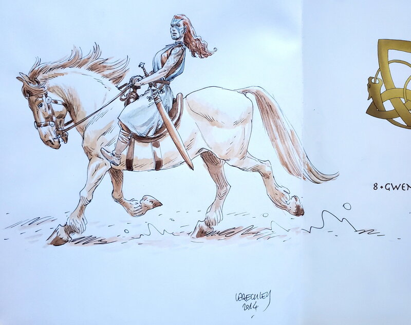 Jérôme Lereculey, Arthur    T8 GWENHWYFAR LA GUERRIERE - Dédicace