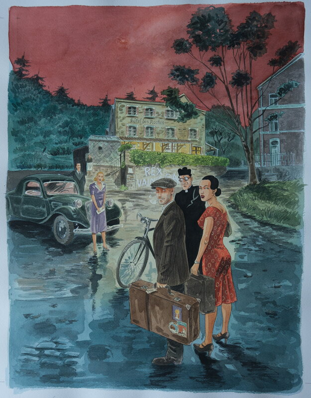 Les TEMPS NOUVEAUX par Guy Raives - Planche originale