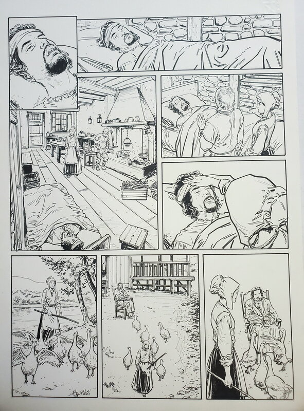 Luca Raimondo, LE KABBALISTE DE PRAGUE - Planche originale