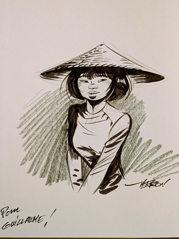 Laurent Verron, Mademoiselle J, tome 4 - Dédicace