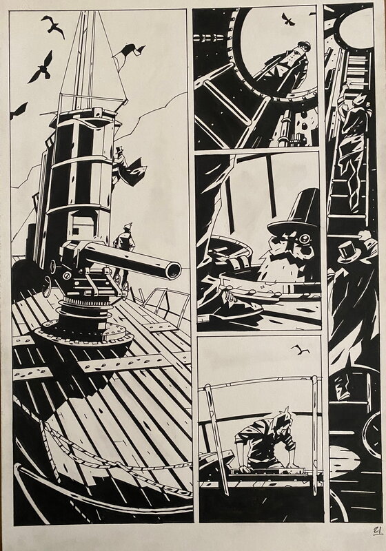 Bones, planche originale, 