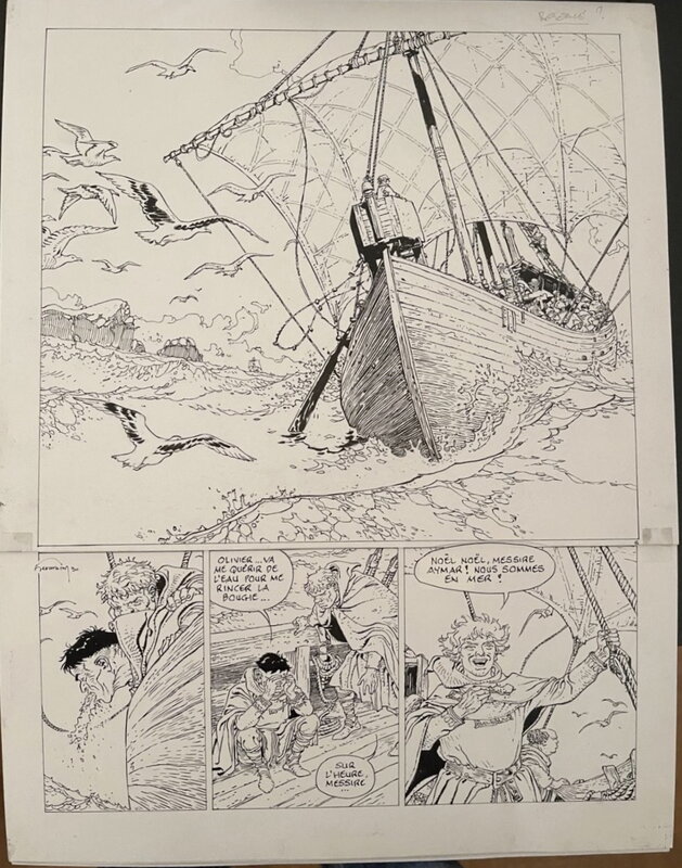 Hermann, Les Tours de Bois Maury - William - Planche originale