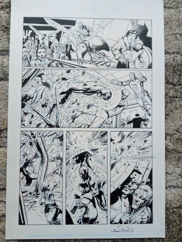 En vente - Avengers / alan davis - Planche originale