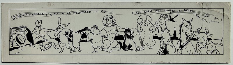 For sale - Benjamin RABIER STRIP LA VACHE QUI RIT - Comic Strip