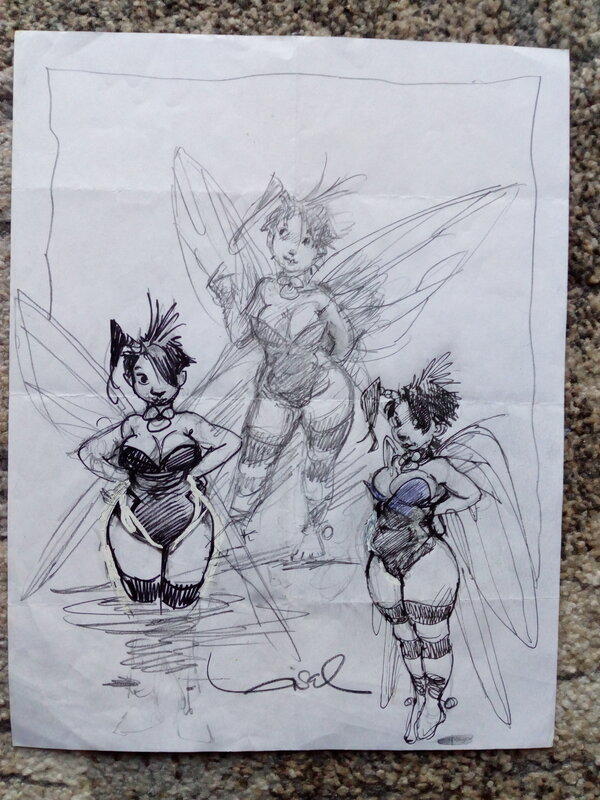 For sale - Clochette / régis loisel - Original Illustration