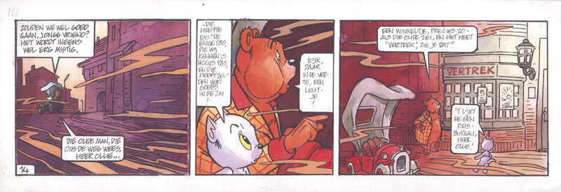 Dick Matena | 2014 | Tom Poes en de Pas-kaart 14 - Planche originale