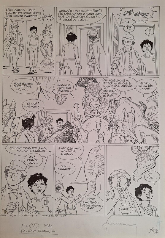 Hermann - Nic T3 Ça, c'est Filarmo, Nic P33 - Comic Strip