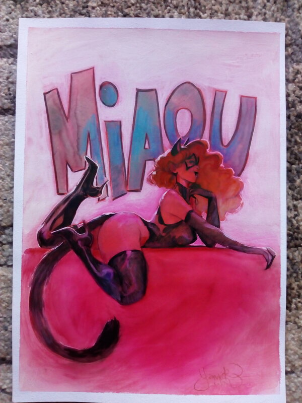 For sale - Pin up / yannick corboz - Original Illustration