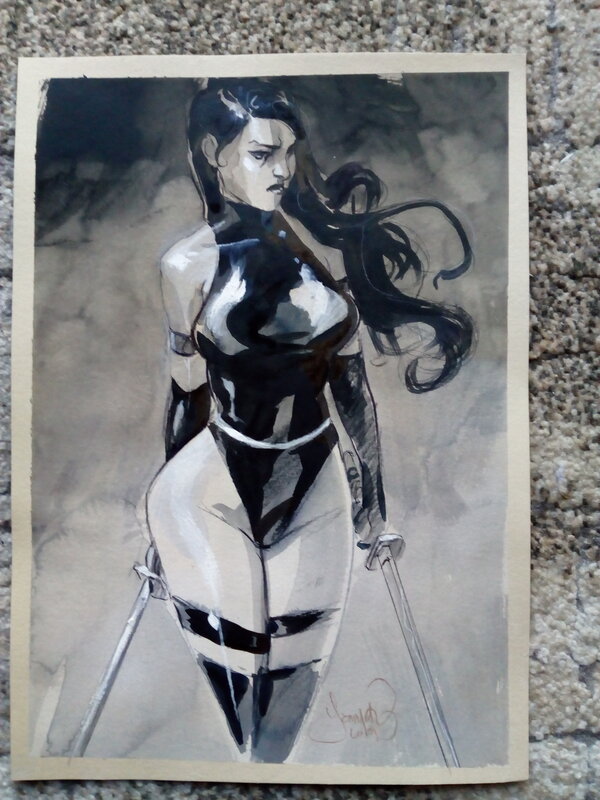 For sale - Psylocke / yannick corboz - Original Illustration
