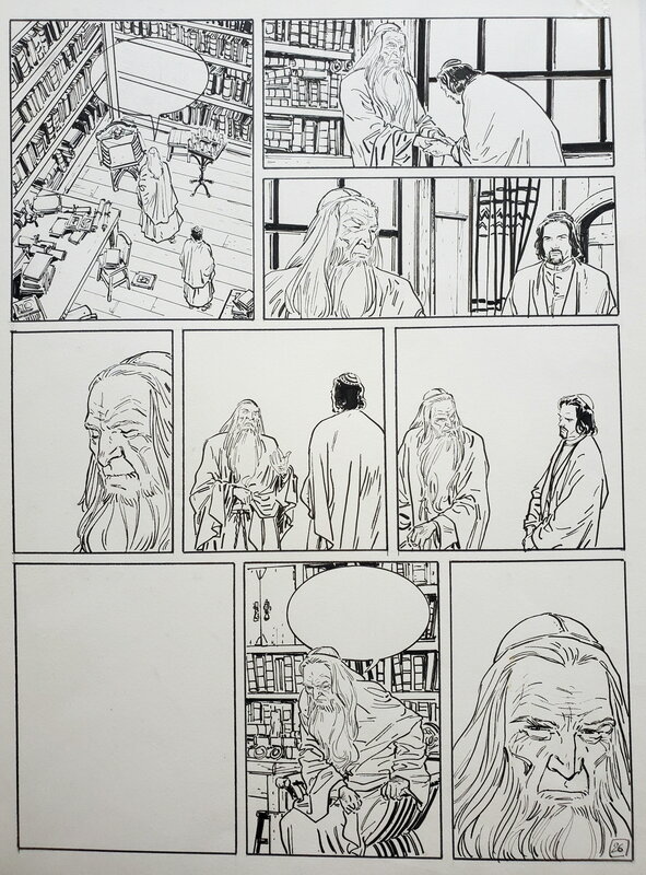 En vente - Luca Raimondo, LE KABBALISTE DE PRAGUE   T1 - Planche originale