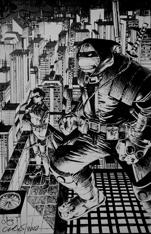 The Last Ronin by Esau Escorza, Isaac Escorza - Original Illustration