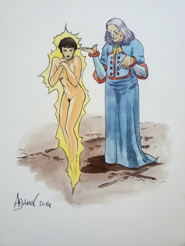 Philippe Adamov, LES EAUX DE MORTELUNE   T7 LA GUERRE DES DIEUX - Dédicace