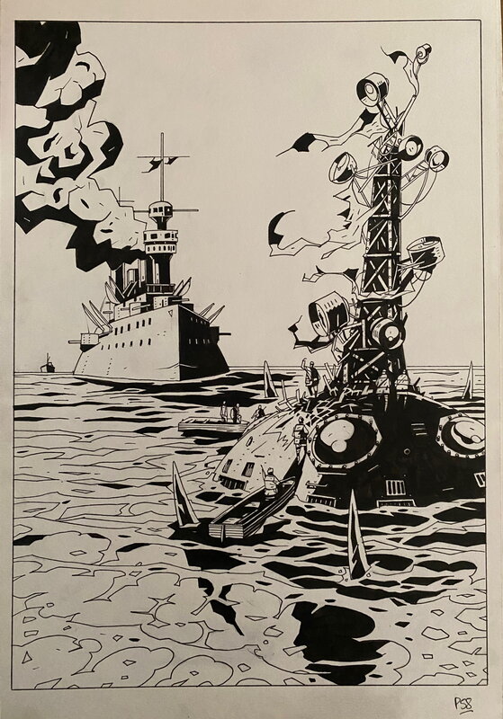 Bones, planche originale, 