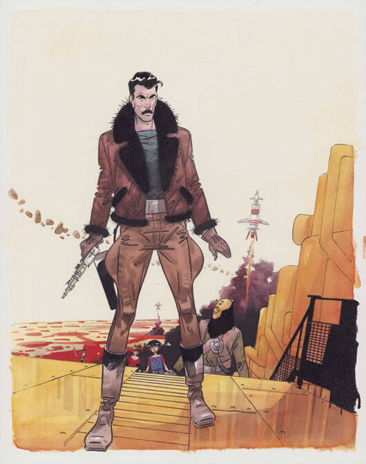 Dick Matena | 1994 | Alias Ego: cover Piraten der Galaxis - Original Cover