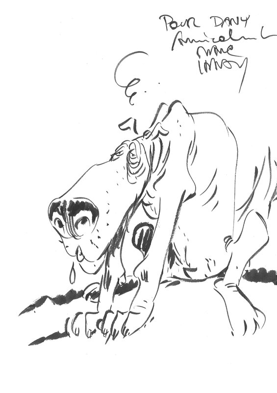 Pierre Tombal par Marc Hardy - Dédicace