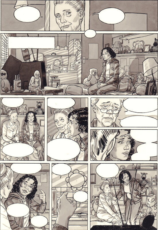 For sale - Laurent Hirn, Les Enfants de Jessica T1 pl.4 - Comic Strip
