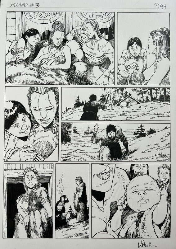 Jylland 3 page 44 par Przemyslaw Klosin - Planche originale