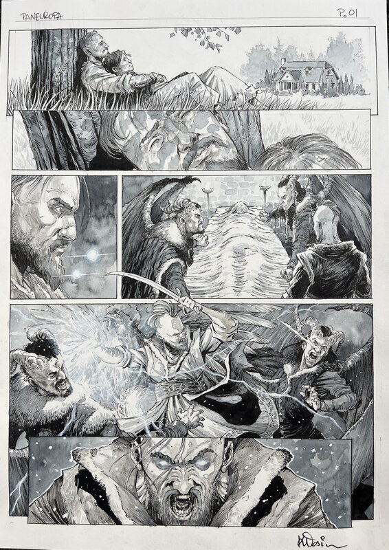 Paneuropa page 1 par Przemyslaw Klosin - Planche originale