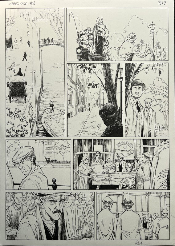 Przemyslaw Klosin, Sherlock Holmes page 19 - Planche originale