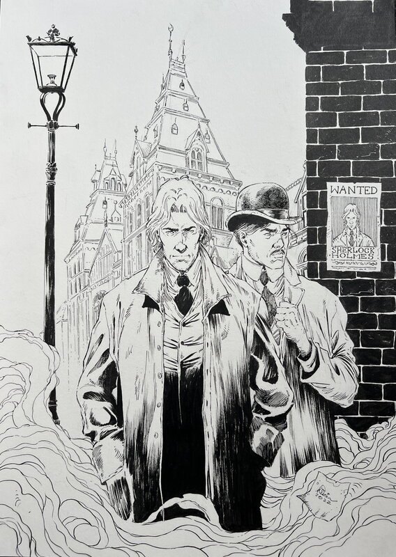 Przemyslaw Klosin, Sherlock Homes -cover - Couverture originale