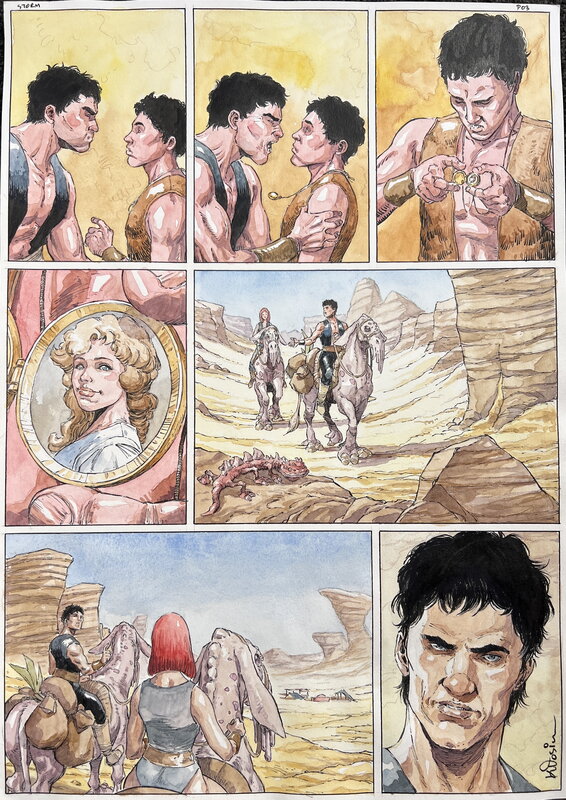 Storm hommages par Przemyslaw Klosin - Planche originale