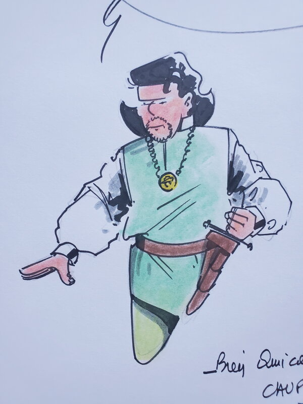 Philippe Caupenne, LES AVENTURES DE SIRE TRISTAN QUECELUILA    T8 LE DERNIER SECRET D'ALIENOR - Dédicace