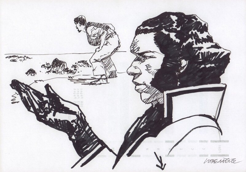 For sale - Le Capitaine by Liberatore - Original Illustration