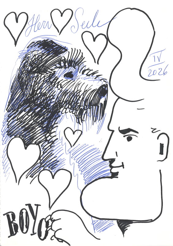 Cowboy Henk par Herr Seele, Kamagurka - Dédicace