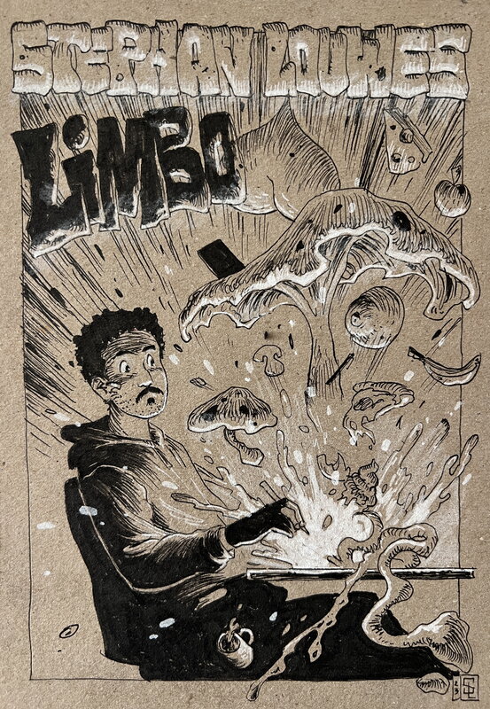Stephan Louwes - Limbo promo drawing - Comic Strip