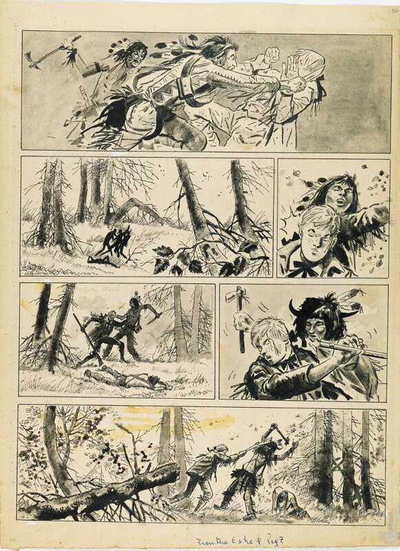 Ticonderoga page by Hugo Pratt - Comic Strip