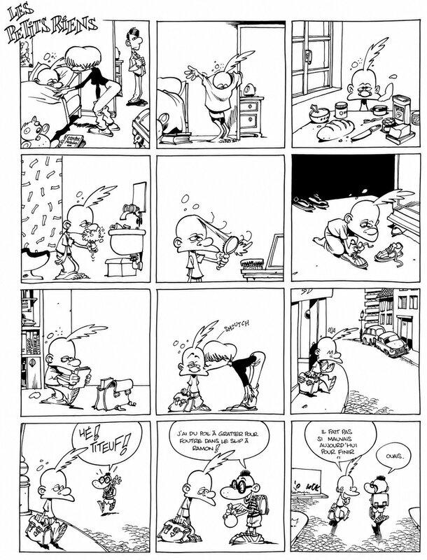 En vente - Zep, 1993 - Titeuf : les Petits Riens - Planche originale