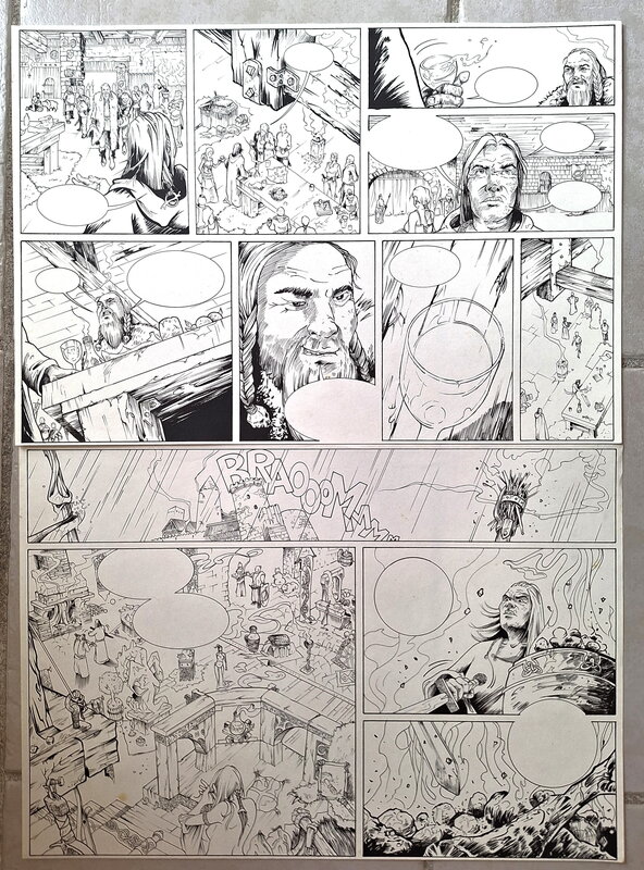 Planche de Nogard par Afif Ben Hamida - Planche originale